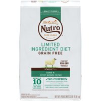 NUTRO Limited Ingredient Diet Adult Dry Dog Food Lamb & Sweet Potato, 22 lb. Bag