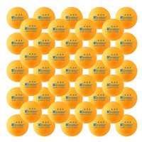 KEVENZ 50-Pack 3-Star Plus 40mm Orange Table Tennis Balls, Advanced Training Ping Pong Balls