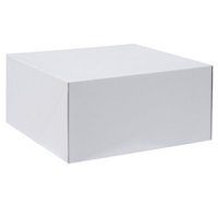 Wilton White Square Corrugated Cake Box, 10 x 10 x 5 inch, 2-Count