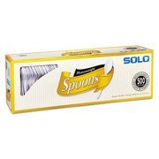 Solo White Plastic Spoons, 500 Cont