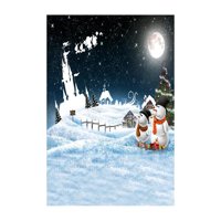 Tuscom Christmas Backdrops Snowman Vinyl 3x5FT Lantern Background Photography Studio