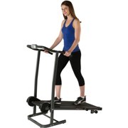 Fitness Reality TR1000 Space Saver Manual Treadmill with 2 Level Incline and Twin Flywheels