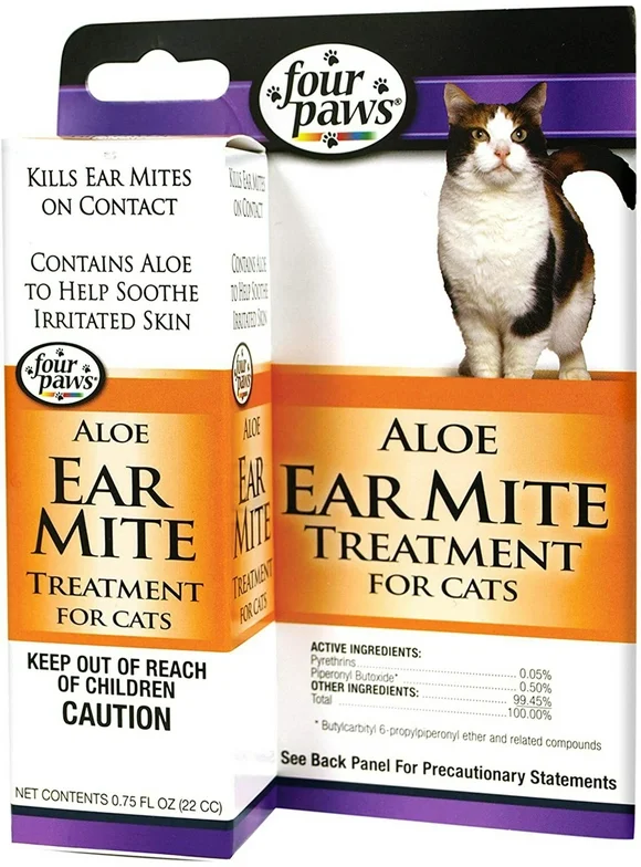 Four Paws Cat Ear Mite Remedy 0.75 oz.