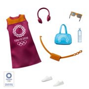 Barbie Doll Clothes: Olympic Games Tokyo 2020 Fashion Pack With Dress And 6 Accessories