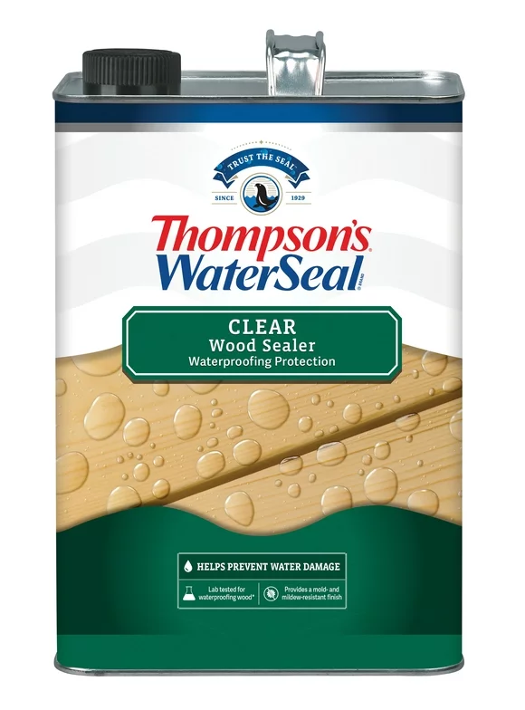 Thompson's WaterSeal Clear Wood Sealer, Clear, 1 Gallon