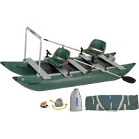 Sea Eagle 375FC FoldCat Inflatable Pontoon Boat Pro Angler Guide Package
