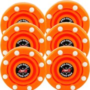 6 Pack of IDS Roller Hockey Puck Pro Shot (Blaze Orange)