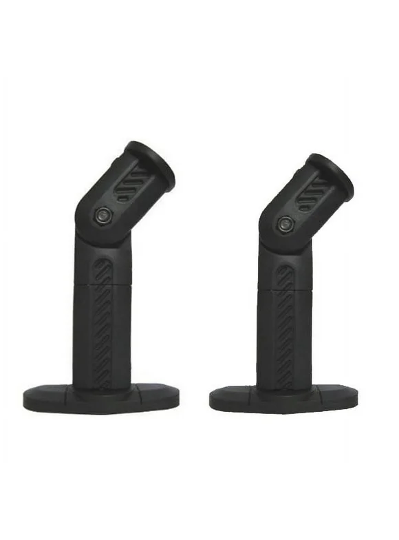 VideoSecu One Pair of Deluxe Speaker Mount for Home Theater Surround Sound Satellite Speaker on Wall and Ceiling 1YP