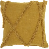 Nourison Life Styles Abstract Mustard Decorative Throw Pillow , 18" x 18"