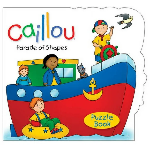 Pre-Owned Caillou: Parade of Shapes: Puzzle Book (Board book) 2894508395 9782894508398