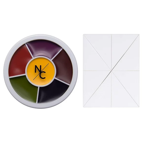 Narrative Cosmetics 6 Color Bruise Wheel for Special Effects, Theatrical Makeup and Halloween