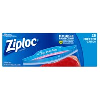 Ziploc Freezer Bags, Gallon, 28 ct