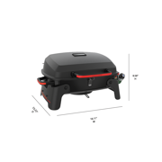 Megamaster Grills 820-0065C Single Burner Portable Tabletop Propane Gas Grill
