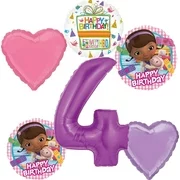 Doc McStuffins Party Supplies 4th Birthday Balloon Bouquet Decorations