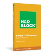 H&R Block Simple Tax Situtaions, Basic Tax Software 2020