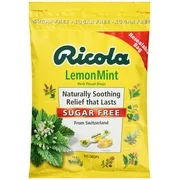 Ricola Big Bag Sugar-Free Cough Drops, Lemon Mint, 210 Ct