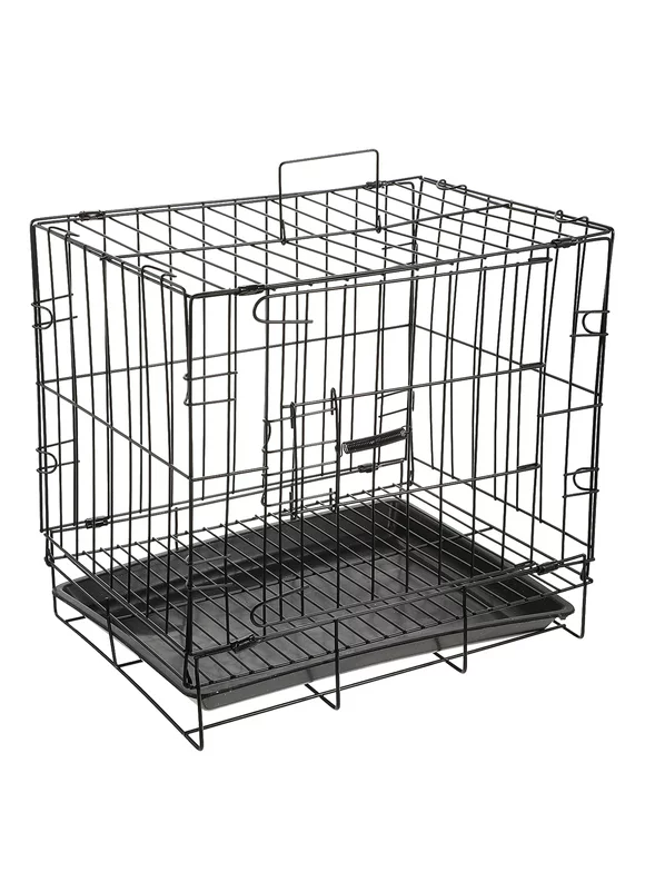 1 Set Folding Kennel Cat Dog Cage Dog Pet Cage Practical Pet House Iron Wire Pet Cage
