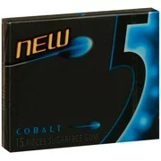 5 Cobalt Sugar Free Chewing Gum, 15ct