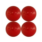 Mylec Hot Weather Hockey Balls, 4 Pack, Red