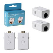 Mayflash GameCube Controller Adapter for Wii & Wii U (Dual Pack), White