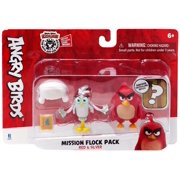Angry Birds Mission Flock Pack Red & Silver Figure 2-Pack