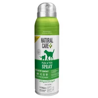 Natural Care Flea and Tick Spray for Dogs and Cats, Flea Treatment for Dogs and Cats, Flea Killer with Certified Natural Oils, 14 oz.