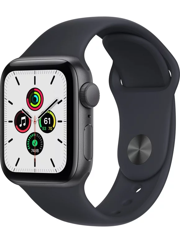 Apple Watch SE 40mm Space Gray Aluminum - Midnight Sport Band MKQ13LL/A