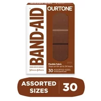 Band-Aid Brand OurTone Adhesive Bandages, BR55, 30Ct