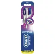 Oral-B Pro-Flex Stain Eraser Manual Toothbrush, Soft, 2 ct - 2 Pack