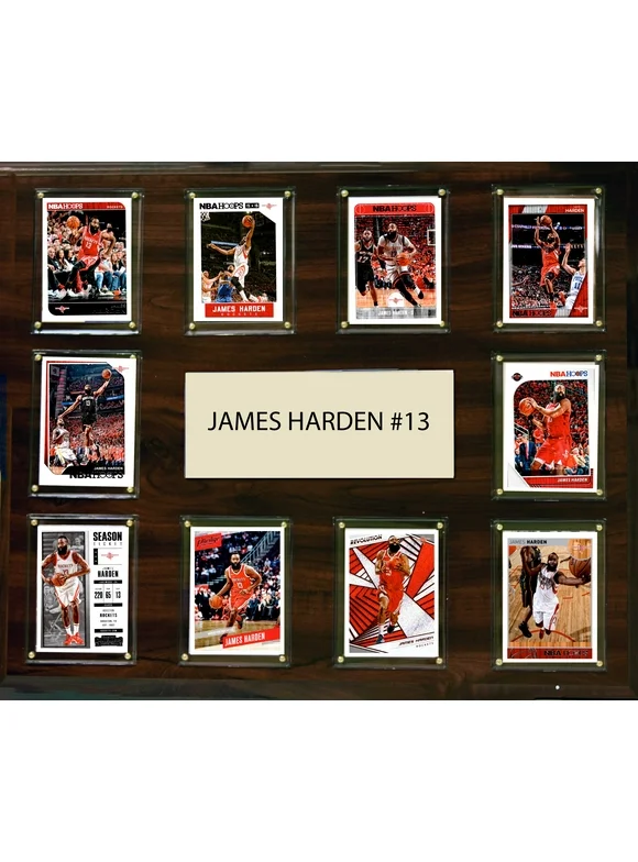 NBA 15"x18" James Harden Houston Rockets Player Plaque