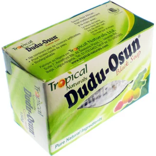 Tropical Naturals Dudu-Osun African Black Soap [Pack of 2 - Black - 150g]