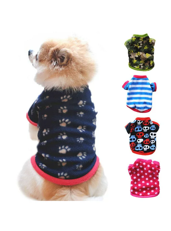 Pet Dog Cat Puppy Winter Vest Clothes Coat Warm Clothing for Winter Small Medium Dog
