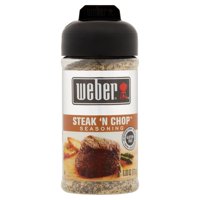 (2 Pack) Weber Steak 'N Chop Seasoning, 6 oz