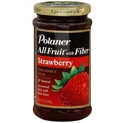 Polaner Strawberry Spreadable Fruit, 15.25 oz (Pack of 12)