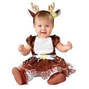 Infant Girls Oh Deer Costume Baby Dress & Headband 12-18 Months