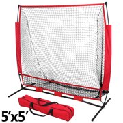 ZENY 5 x 5 FT Baseball & Softball Teeball Hitting and Pitching Practice Net w/ Carry Bag