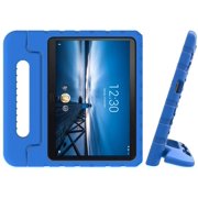 Golden Sheeps Kid Friendly Case Compatible for Lenovo Tab M10 (TB-X605F) 10.1 Inch,Lenovo Tab P10 10.1" inch (TB-X705F /TB-X705L) Shockproof Ultra Light Weight Convertible Handle Stand Cover (Blue