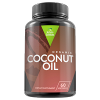 Naturo Sciences Organic Extra Virgin Unrefined Coconut Oil Supplement 60 SoftGels
