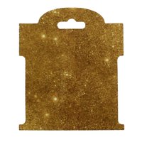 Gold Shimmer Hair-Bow Display Cards Small -50 Cards