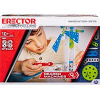 Erector by Meccano, Geared Machines S.T.E.A.M. Building Kit with Moving Parts, for Ages 10 and Up
