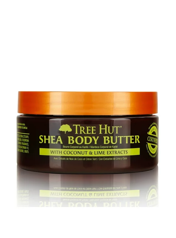 Tree Hut 24 Hour Intense Hydrating Shea Body Butter Coconut Lime, 7 oz