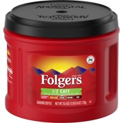 Folgers Half Caff Ground Coffee, Medium Roast, 25.4-Ounce