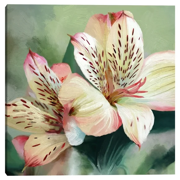 Tropical Lily Square by Studio Arts Indoor/Outdoor Canvas Art Print