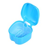Denture Bath Box Case False Storage Box Cleaning Container Rinsing Basket Retainer Appliance Holder Tray
