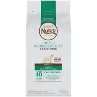 NUTRO Limited Ingredient Diet Adult Dry Dog Food Lamb & Sweet Potato, 4 lb. Bag