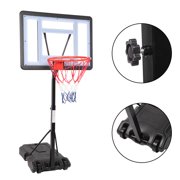 UBesGoo Portable Pool Basketball Hoop, with PVC Backboard, Wheels, for Kids, Youth and Adult Swimming Poolside Games