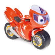 Ricky Zoom Lights & Sounds Ricky  Large 7 Inch Toy Motorcycle with 8 Sounds & Phrases Plus a Light Up Rescue Visor for Preschool Play