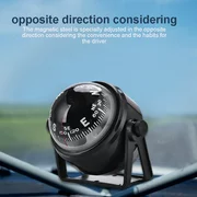 LYUMO Ball Compass,Black Electronic Adjustable Military Marine Ball Night Vision Compass for Boat Vehicle , Compass