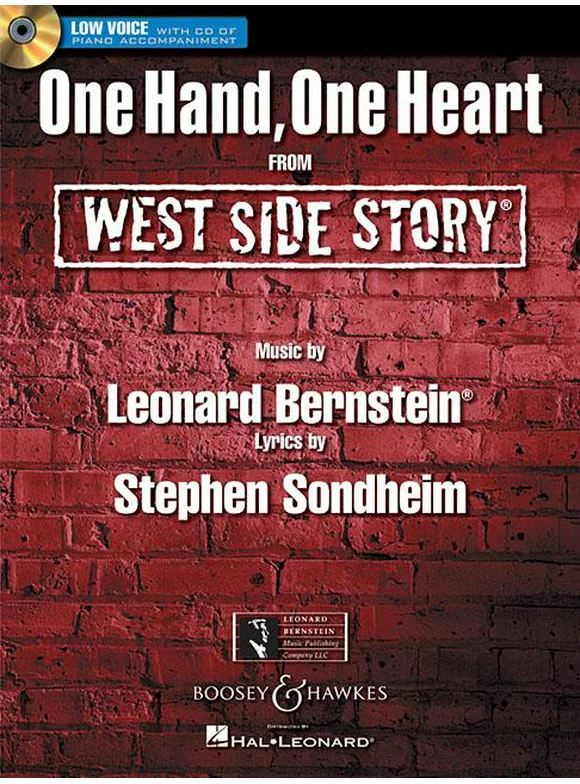One Hand, One Heart : From West Side Story Low Voice Edition with CD of Piano Accompaniments (Paperback)