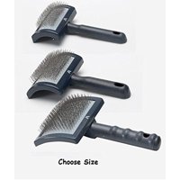 Slicker Brushes for Dog Grooming Professionals Curved Plastic Tool - Choose Size